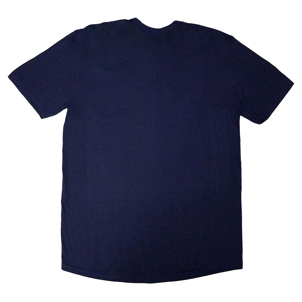 Navy Blue - Back - Madness Unisex Adult Stamp T-Shirt