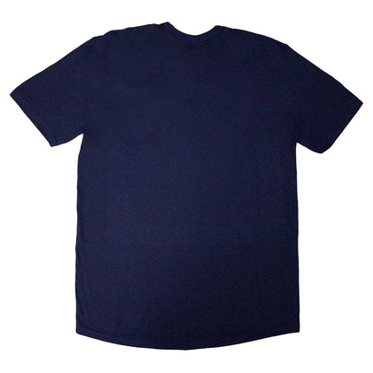 Navy Blue - Back - Madness Unisex Adult Stamp T-Shirt