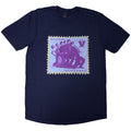 Navy Blue - Front - Madness Unisex Adult Stamp T-Shirt