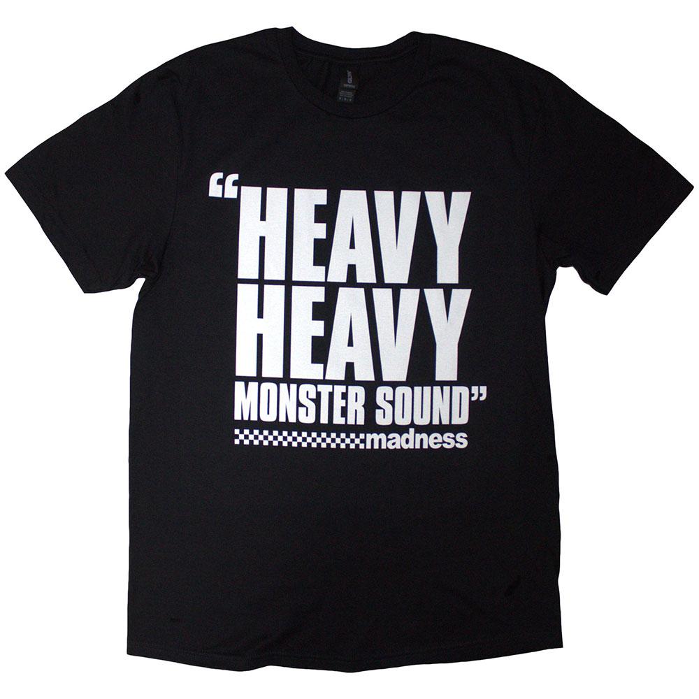 Black - Front - Madness Unisex Adult Heavy Heavy T-Shirt