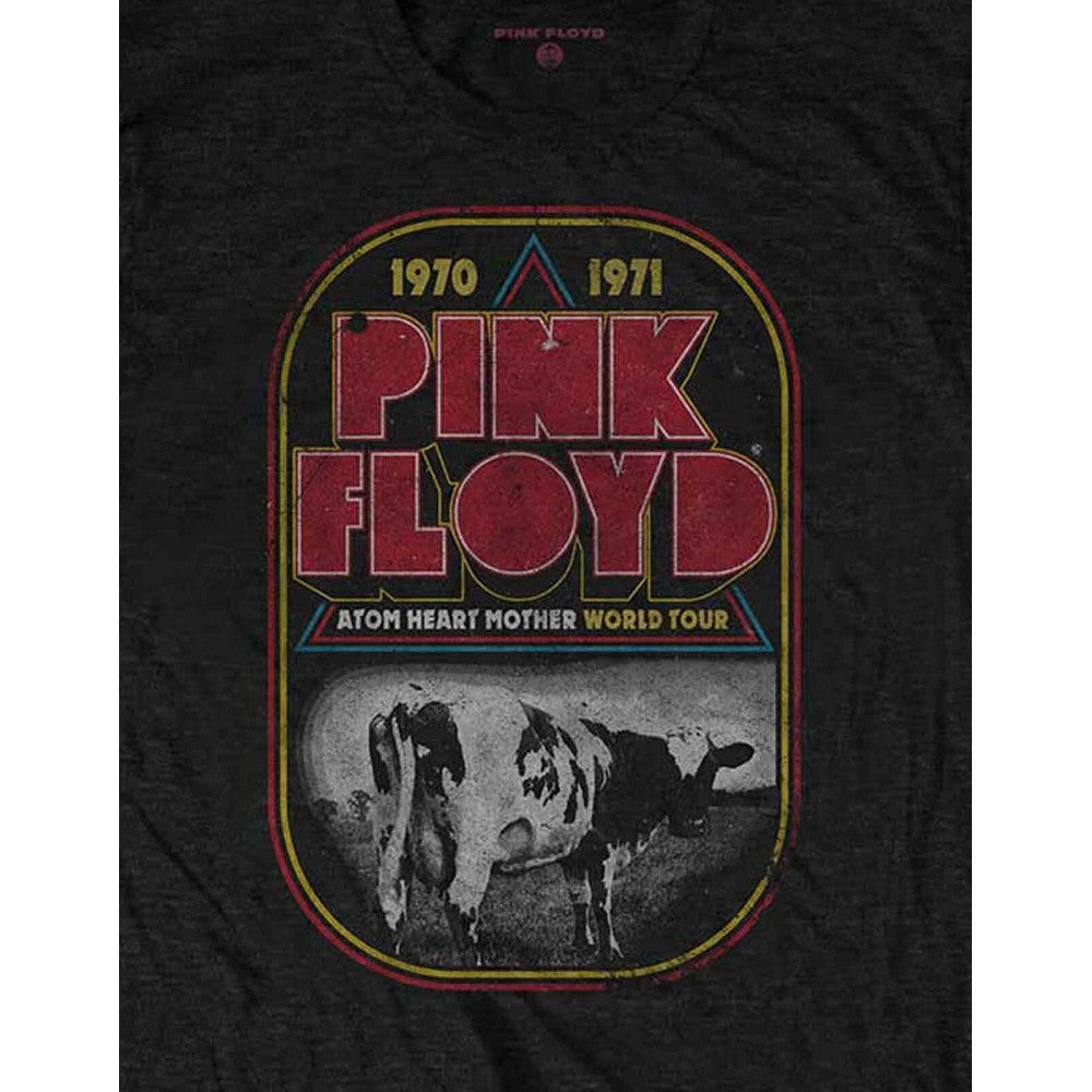 Black - Side - Pink Floyd Unisex Adult AHM Tour T-Shirt