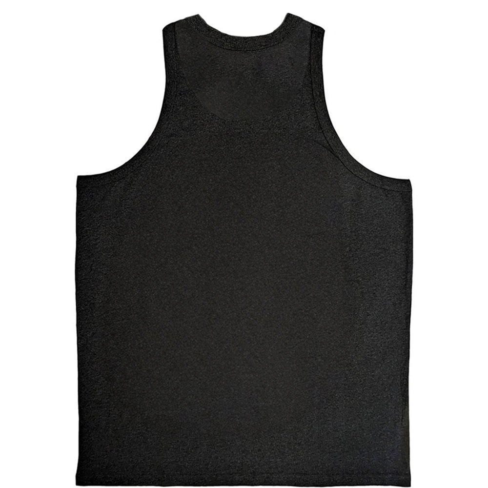 Charcoal Grey - Back - Lady Gaga Unisex Adult Born This Way Skull Tank Top