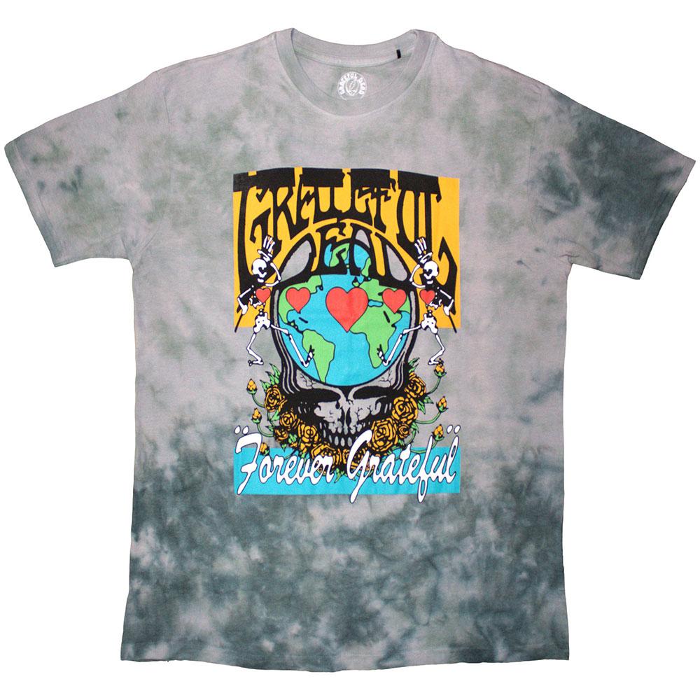 Green - Front - Grateful Dead Unisex Adult Forever Grateful Washed T-Shirt