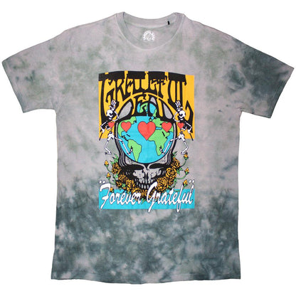 Green - Front - Grateful Dead Unisex Adult Forever Grateful Washed T-Shirt