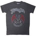 Black - Front - Motley Crue Unisex Adult Too Fast For Love Skull & Wings Washed T-Shirt