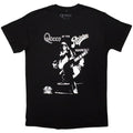 Black - Front - Queen Unisex Adult Live Rainbow T-Shirt