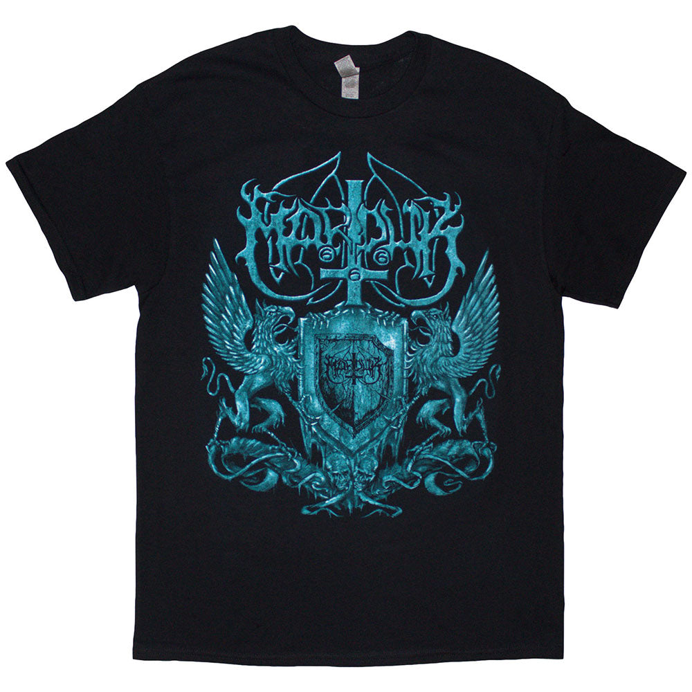 Black - Front - Marduk Unisex Adult Black Metal Assault T-Shirt