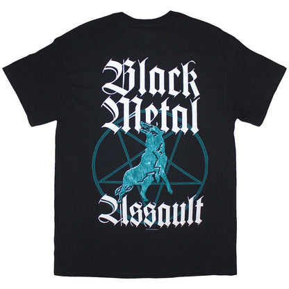 Black - Back - Marduk Unisex Adult Black Metal Assault T-Shirt
