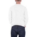 White - Back - Queen Unisex Adult Classic Crest Sweatshirt
