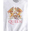 White - Side - Queen Unisex Adult Classic Crest Sweatshirt
