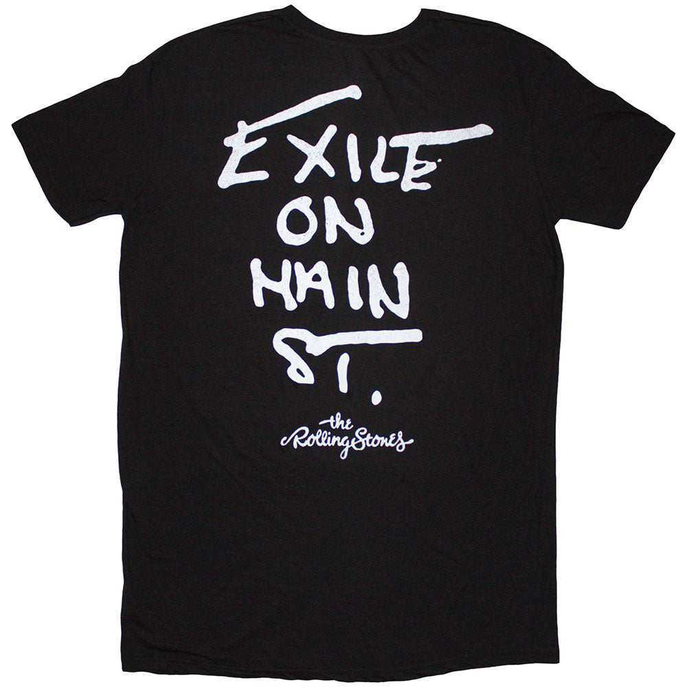 Black - Back - The Rolling Stones Womens-Ladies Ya Gotta Roll Exile Back Print T-Shirt Dress