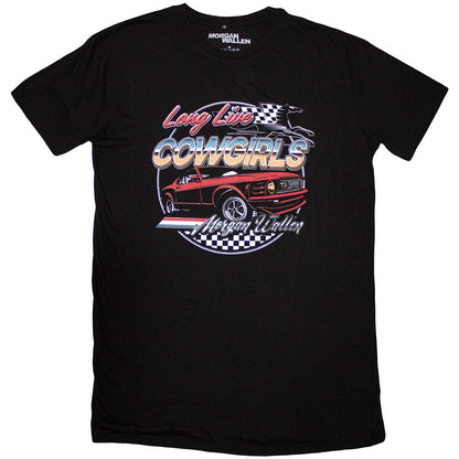Black - Front - Morgan Wallen Womens-Ladies Cowgirls Car T-Shirt Dress