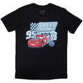 Black - Front - Cars Unisex Adult Speed Counts T-Shirt