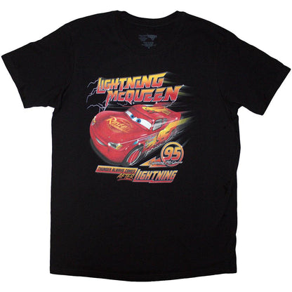 Black - Front - Cars Unisex Adult Thunder Always Comes T-Shirt