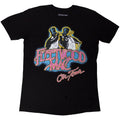 Black - Front - Fleetwood Mac Unisex Adult On Tour Back Print T-Shirt