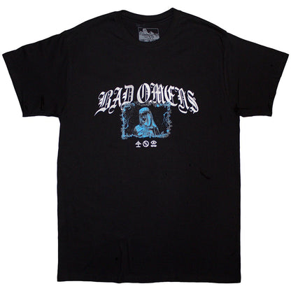 Black - Front - Bad Omens Unisex Adult Gothic Back Print T-Shirt
