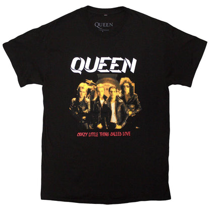 Black - Front - Queen Unisex Adult Crazy Little Thing T-Shirt