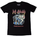 Black - Front - Def Leppard Unisex Adult Summer Stadium Tour Back Print T-Shirt