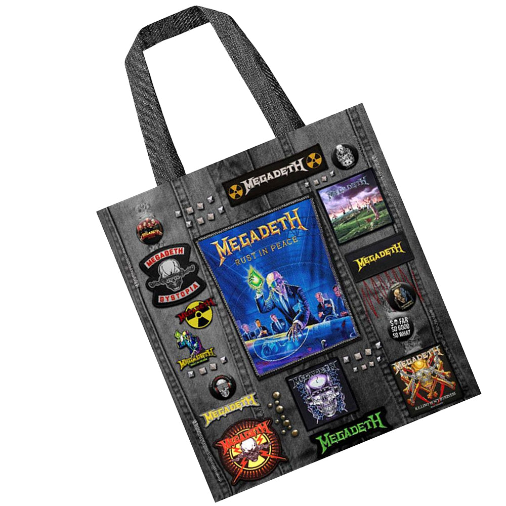 Multicoloured - Back - Megadeth Rust In Peace Tote Bag