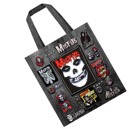 Multicoloured - Back - Misfits Fiend Tote Bag