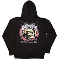 Black - Back - Bad Omens Unisex Adult Skull & Candles Back Print Hoodie
