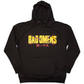 Black - Front - Bad Omens Unisex Adult Samurai Woman Back Print Hoodie