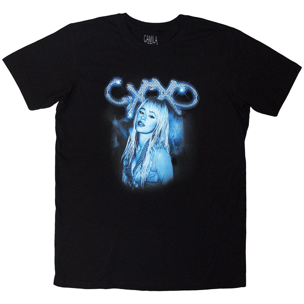 Black - Front - Camila Cabello Unisex Adult C,XOXO T-Shirt