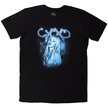 Black - Front - Camila Cabello Unisex Adult C,XOXO T-Shirt
