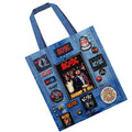 Denim - Back - AC-DC Highway To Hell Tote Bag