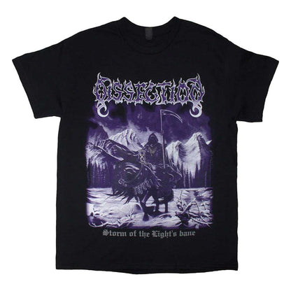 Black - Front - Dissection Unisex Adult Storm Of The Light´s Bane Back Print T-Shirt