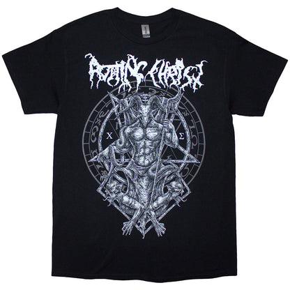 Black - Front - Rotting Christ Unisex Adult Hellenic Black Metal Legions Back Print T-Shirt