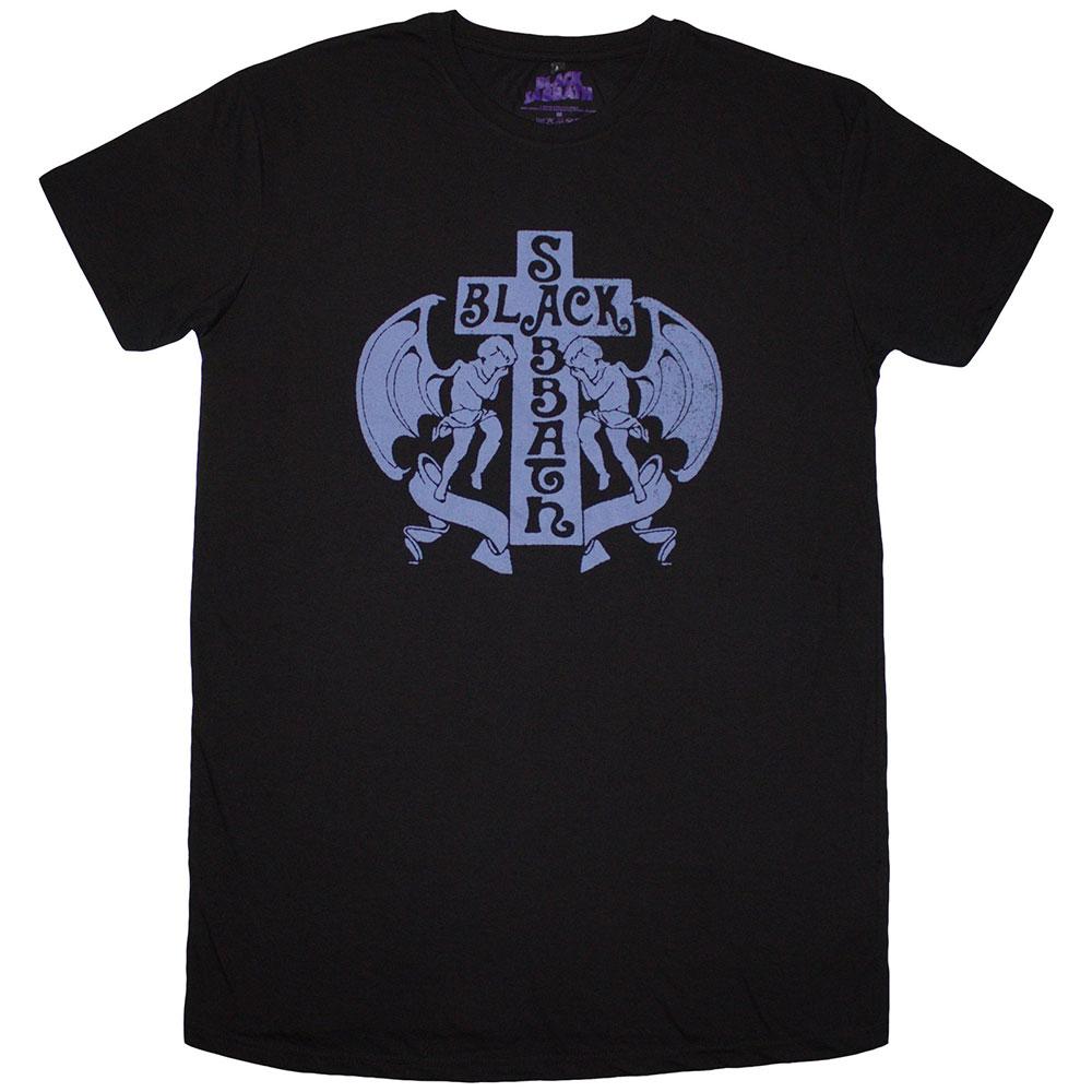 Black - Front - Black Sabbath Womens-Ladies Angels T-Shirt Dress