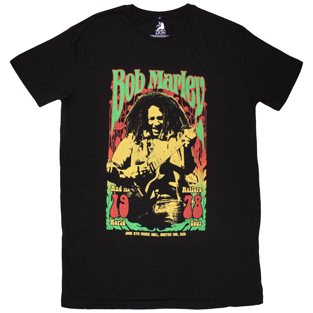 Black - Front - Bob Marley Womens-Ladies 1978 T-Shirt Dress