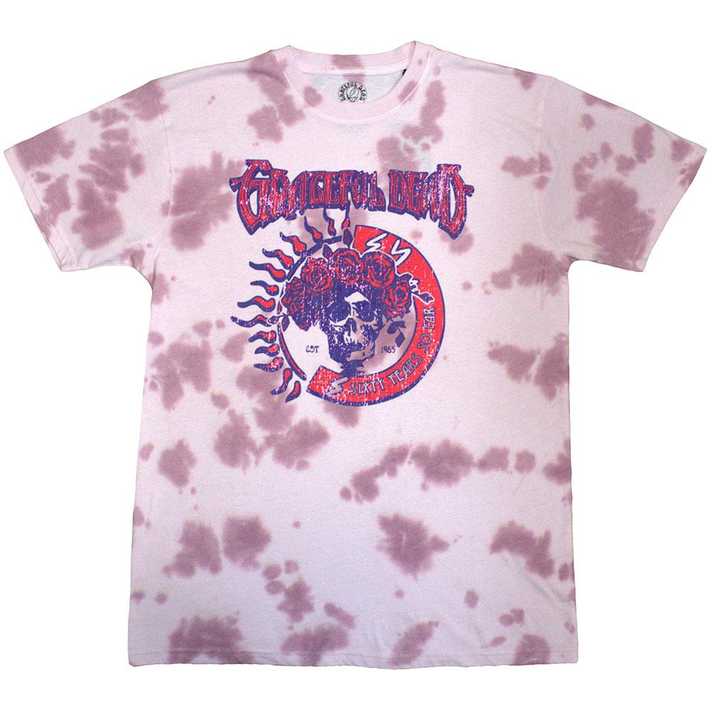 Pink - Front - Grateful Dead Unisex Adult Sixty Years So Far T-Shirt
