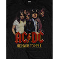 Black - Side - AC-DC Unisex Adult Highway To Hell Band T-Shirt