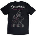 Black - Back - Ghost Unisex Adult Skeletour Admat 25 Tour Dates T-Shirt