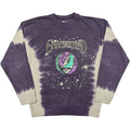 Purple - Front - Grateful Dead Unisex Adult Cosmic Stealie Dip Dye Sweatshirt