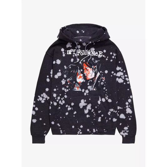 Black - Front - My Chemical Romance Unisex Adult Three Cheers Dip Dye Hoodie