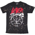 Black - Front - Slayer Unisex Adult Divine Splatter T-Shirt