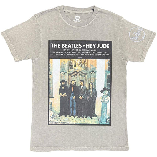 Charcoal Grey - Front - The Beatles Unisex Adult Doorway T-Shirt