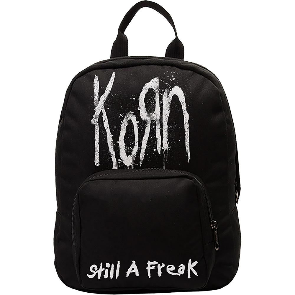 Black-White - Front - Korn Still A Freak Mini Backpack