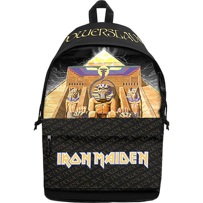 Black - Front - Iron Maiden Powerslave Backpack