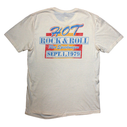 Natural - Back - REO Speedwagon Unisex Adult Kansas Back Print T-Shirt