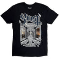 Black - Front - Ghost Unisex Adult Skeletour World Tour 2025 Back Print T-Shirt