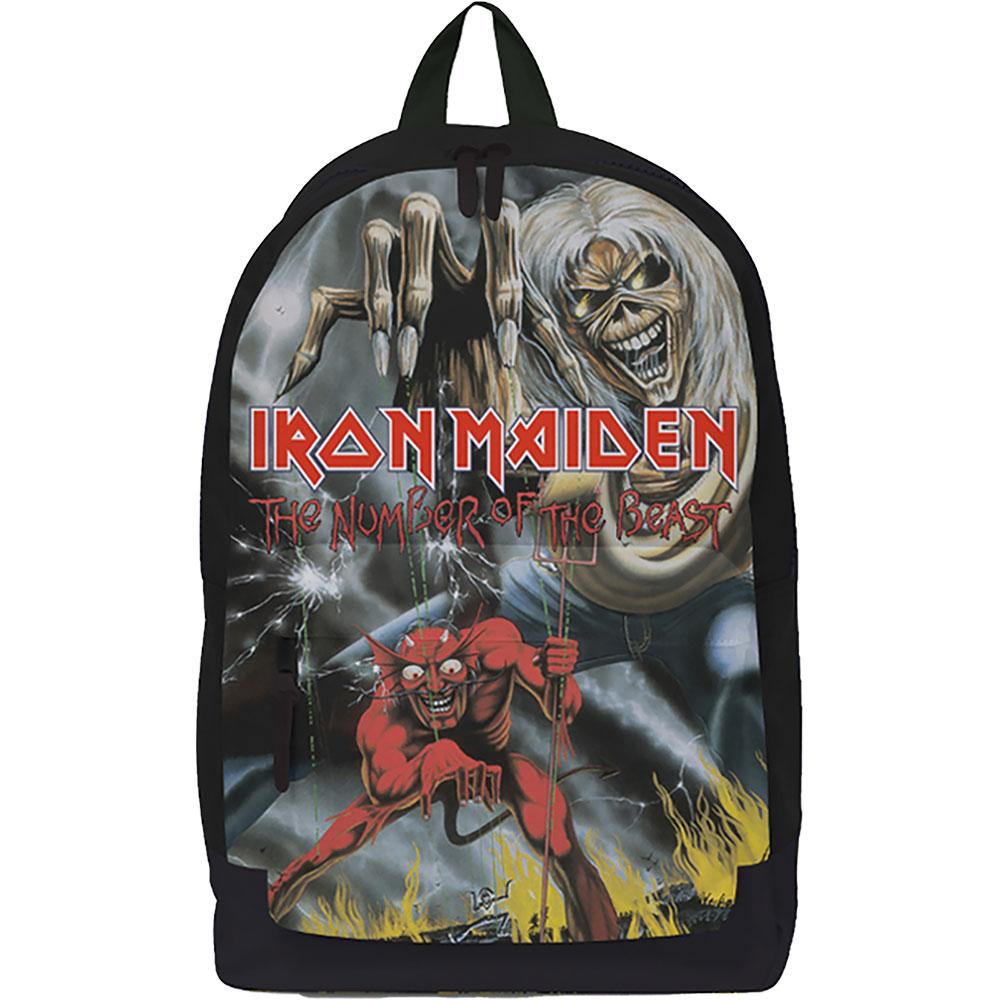 Multicoloured - Front - Iron Maiden Number Of The Beast Backpack