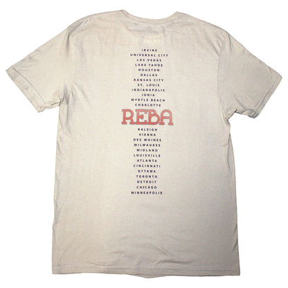 Natural - Back - Reba McEntire Unisex Adult 1994 Tour Back Print T-Shirt