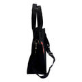 Black - Side - Foo Fighters FF Logo Cotton Back Print Tote Bag