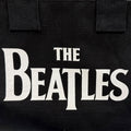 Black - Lifestyle - The Beatles Abbey Road Drop T Logo Cotton Back Print Tote Bag
