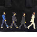 Black - Pack Shot - The Beatles Abbey Road Drop T Logo Cotton Back Print Tote Bag