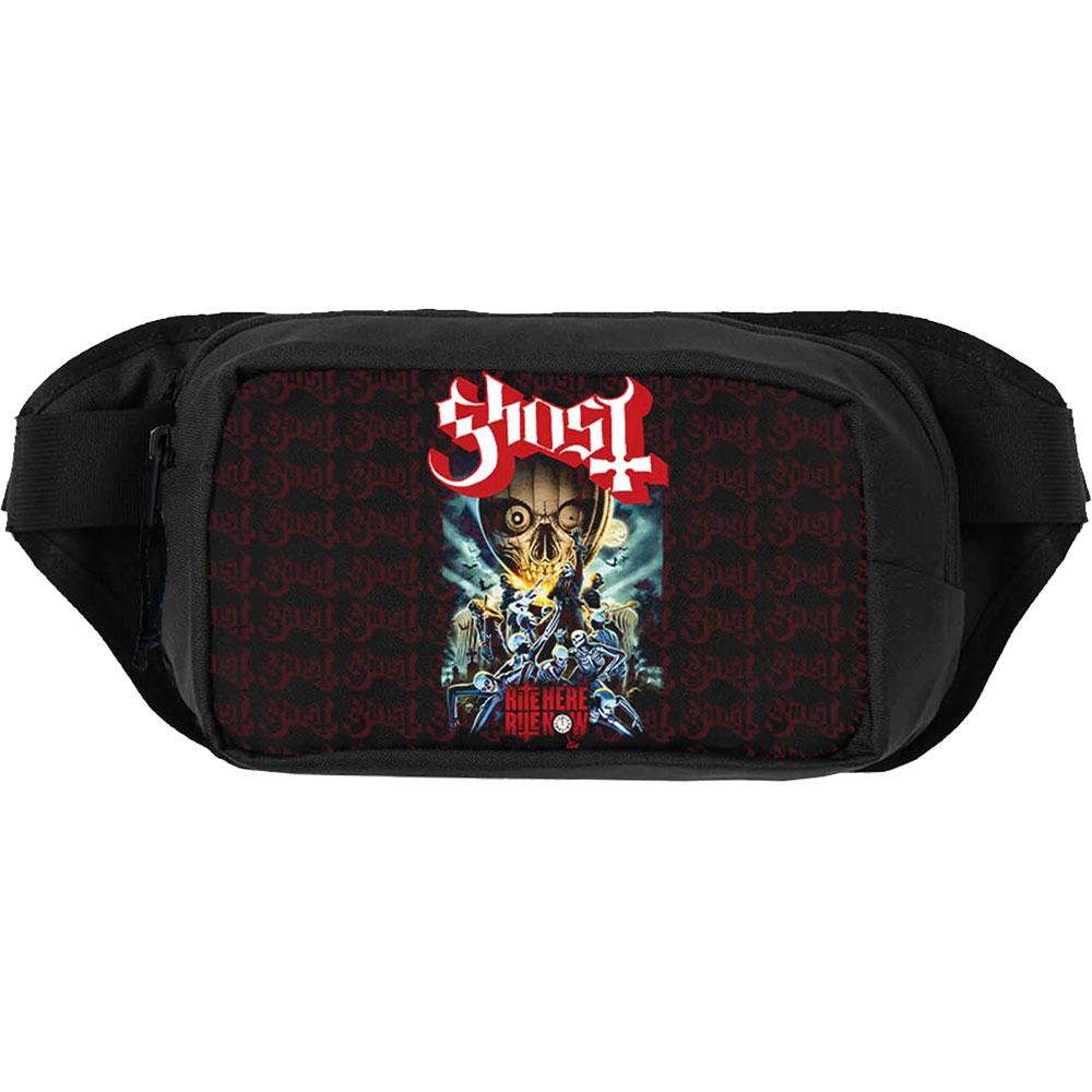 Black-Red - Front - Ghost Rite Here Rite Now Shoulder Bag